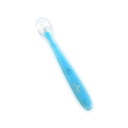 cuillère silicone bleue