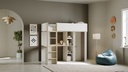 Lit mezzanine camillia gris