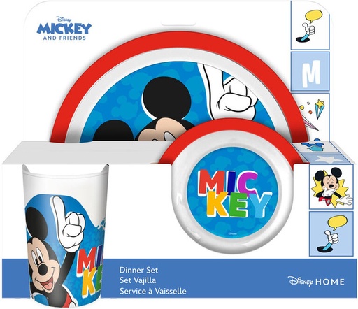 [840432] Disney Mickey Mouse - Set petit-déjeuner
