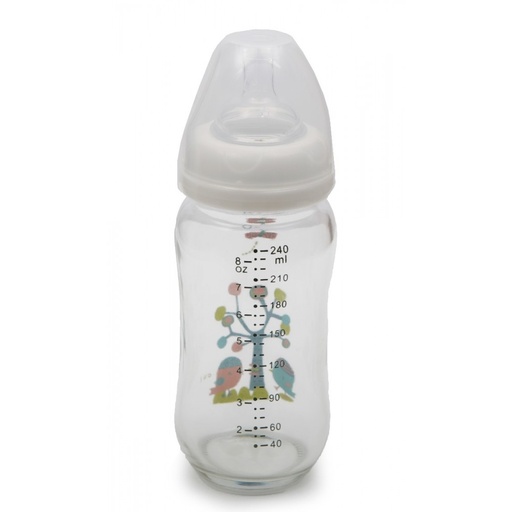 [3800146258535] biberon en verre anti colique 240 ML