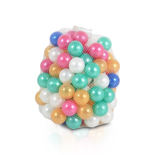 [8693461101168] Lot de 100 Balles Métallisées pour Piscine à Balles