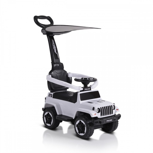 [3800146230890] Voiture à pousser Police blanc