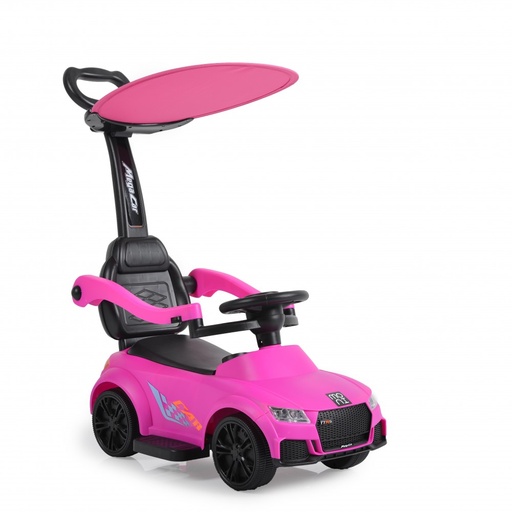 [3800146230937] Voiture à pousser Victory 2en1 rose