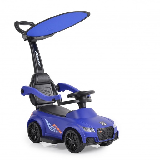 [3800146230906] Voiture à pousser Victory 2en1 bleu