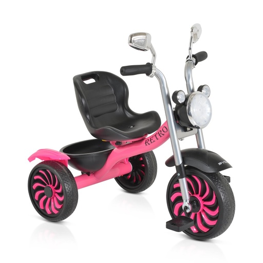 [3800146231637] Tricycle rétro rose