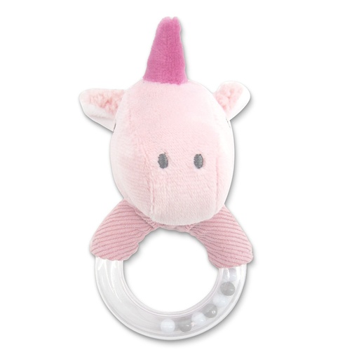 [10191360007] anneau de dentition unicorn rose