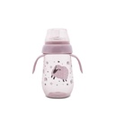 gourde 250ml avec poigner melow rose