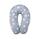 coussin d'allaitement bleu stars