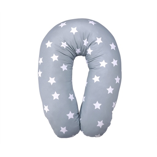 [20810063503] coussin d'allaitement bleu stars