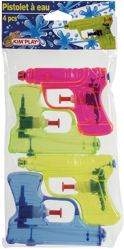 [A1700888] 4 PISTOLETS A EAU 1 JET 12CM